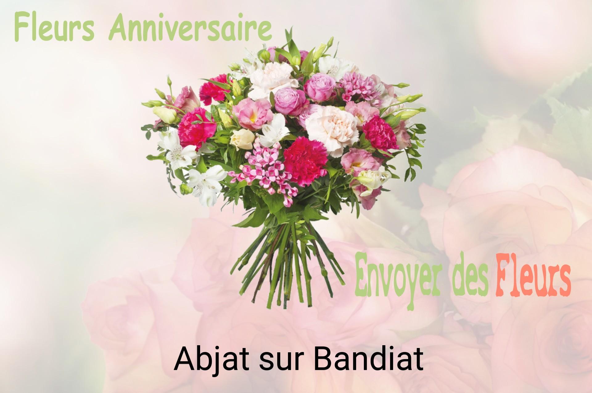 Bouquet de fleurs d’anniversaire livré à Abjat-sur-Bandiat